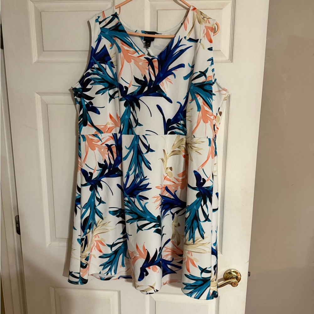 2XL Worthington Floral Dress